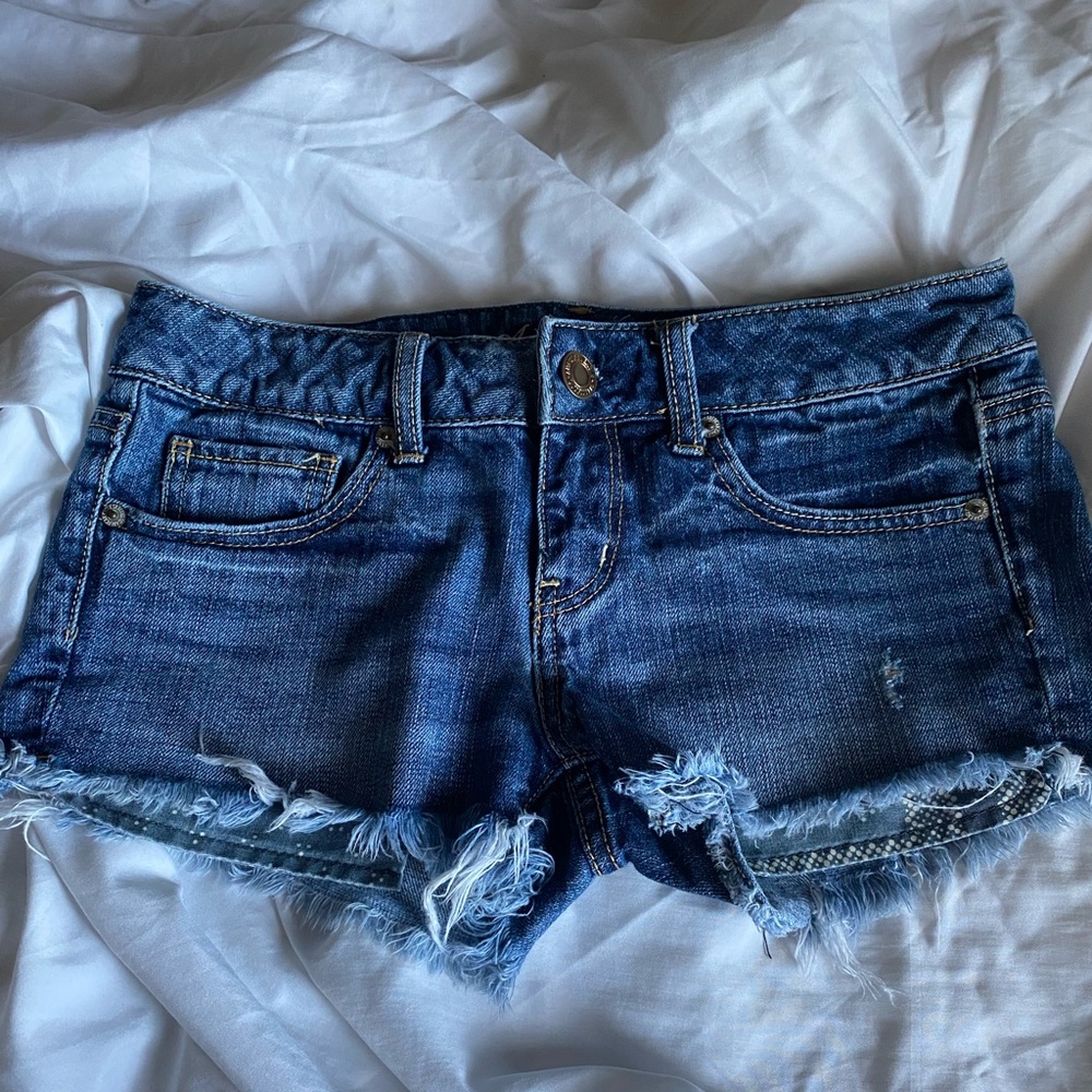 American eagle jean shorts